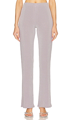 NILI LOTAN Corette Pant in Navy Pin Stripe