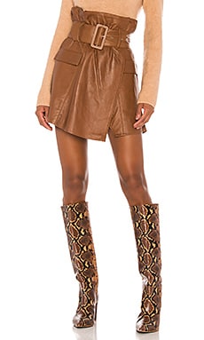 Brandy Leather Skirt Song of Style $359 