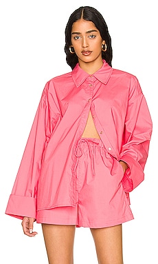 Damen Bekleidung Oberteile Langarm Oberteile Song of Style Baumwolle OBERTEIL KELSO in Pink 