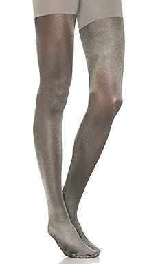 SPANX Metallic Tights in Sterling Shimmer