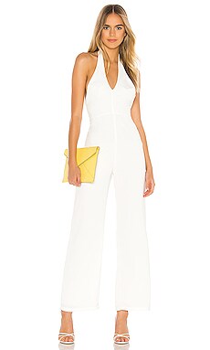 superdown Jess Halter Jumpsuit in White | REVOLVE