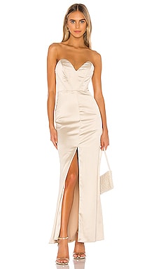 Revolve sales champagne dress