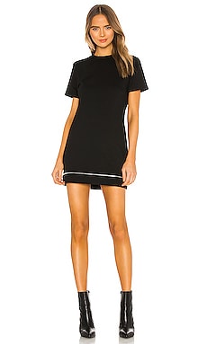 black sleeveless t shirt dress