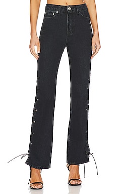 Levi's 70's flare jeans in washed black