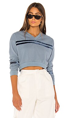 

Контрастный пуловер courtney - superdown, Синий, V-вырез