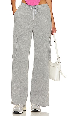 alo Accolade Straight Leg Sweatpant in Athletic Heather Grey