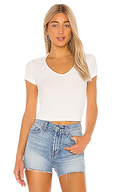 superdown Thalia Ribbed Top in White | REVOLVE