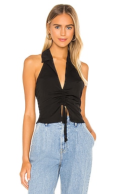 London Ruched Front Top superdown $37 