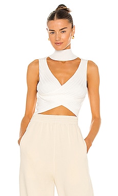 

Alora wrap top - superdown, Белый, Водолазки