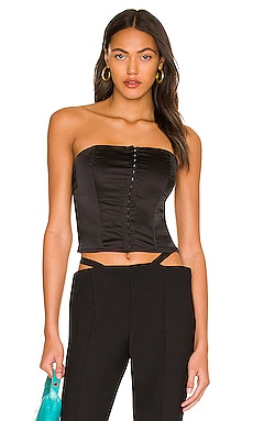 REVOLVE, Tops, Heiress Beverly Hills Black Plunge Corset Nwt