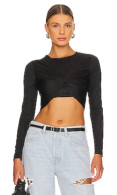 Product image of superdown Drew Twist Front Top. Click to view full details