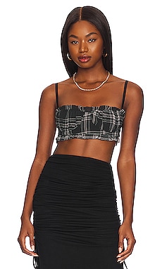 Product image of superdown Zelia Bustier Crop Top. Click to view full details