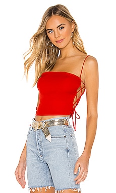 superdown Brooke Strappy Top in Red | REVOLVE
