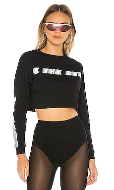 

Футболка с длинным рукавом kaylyn - superdown, Черный, Длинные рукава