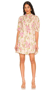Rose Garden Mini Dress SPELL $175 Sustainable