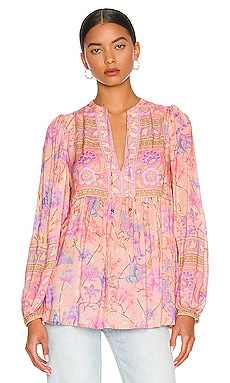 X REVOLVE Butterfly Blouse SPELL $179 Sustainable