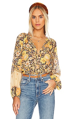 Product image of SPELL x REVOLVE Hibiscus Lane Blouse. Click to view full details