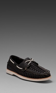 Sperry Top Sider Seaside 2 Eye Woven in Black REVOLVE