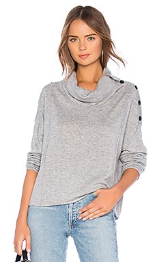 

Свитер runyon - Splendid, Серый, Вырез лодочкой