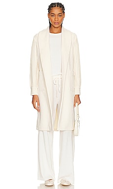 Evie Long Suit Jacket (White)