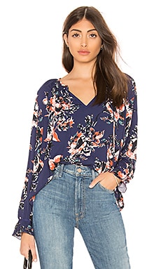 

Блузка painted floral - Splendid, Синий, В цветочек