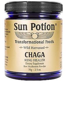 Chaga King Healer Mushroom Powder Sun Potion