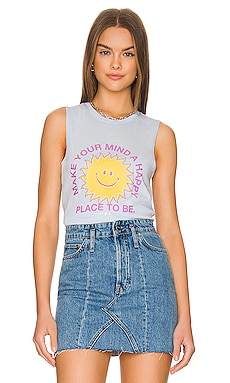 Happy Place Tank Top Spiritual Gangster $48 NEW
