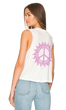 May All Beings Tank Top Spiritual Gangster $48 NEW