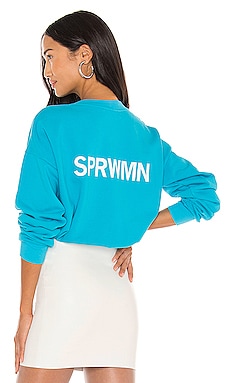 

Свитшот - SPRWMN, Бирюзовый, Одежда для дома