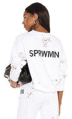 

Свитшот - SPRWMN, Белый, Одежда для дома