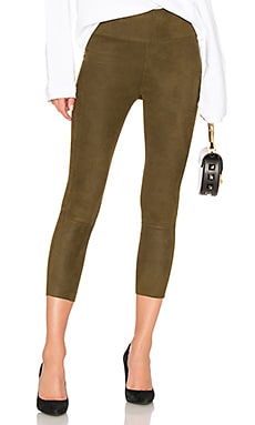 фото Suede high waist crop legging - SPRWMN