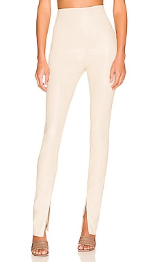 SPRWMN Ankle Legging With Zipper in Off White