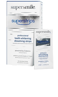 Superstrips Teeth Whitening Dissolving Strips supersmile