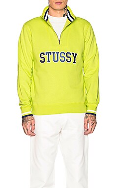 Stussy contrast rib hotsell mock neck