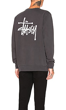 фото Свитшот с круглым вырезом basic - Stussy