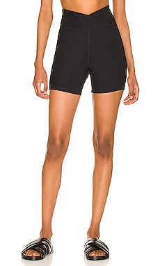 KORAL Lucent High Rise Infinity Short in Black