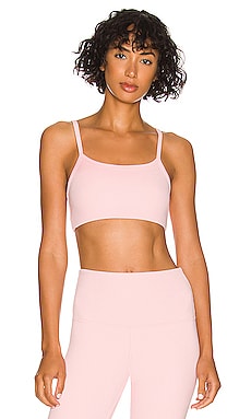 Varley Let's Go Staunton Sports Bra in Copper Blurred Animal