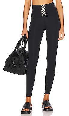 BEACH RIOT Tammy Zip Legging in Tidal Colorblock