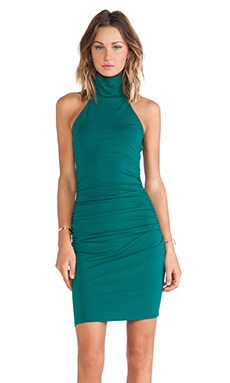 Susana Monaco Turtleneck Halter Dress in Greenland | REVOLVE