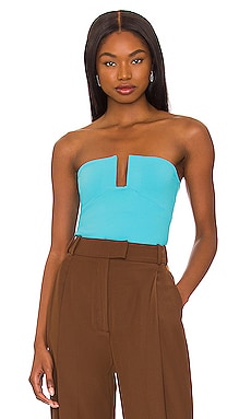 Turquoise Bandeau Tube Top –