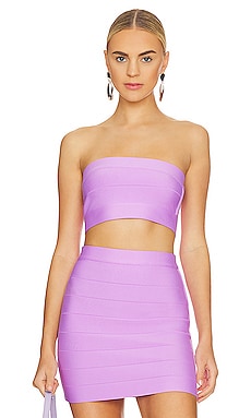 Susana Monaco Strapless Crop Top in Sugar