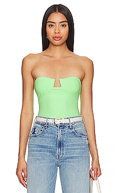 by the way. Brooke Tube Top in Kelly Green