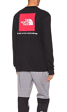 the north face redbox long sleeve tee