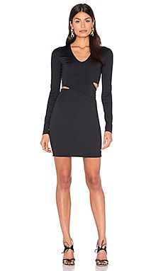 Платье из понте с разрезом lux - T by Alexander Wang