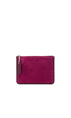 

Клатч suede pouch - the daily edited, Вишня, Клатчи