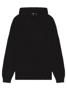 Theory Hilles Hood Cashmere in Black | REVOLVE