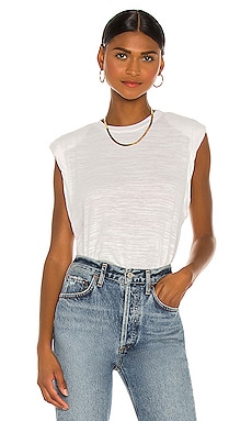 Muscle tee discount with shoulder pads