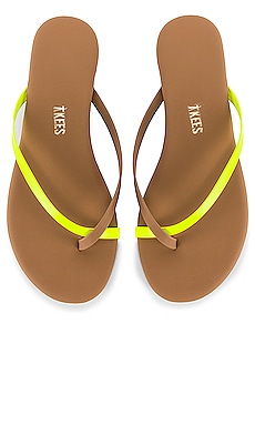 TKEES Riley Neon Flip Flop in Yellow Riley Neon REVOLVE