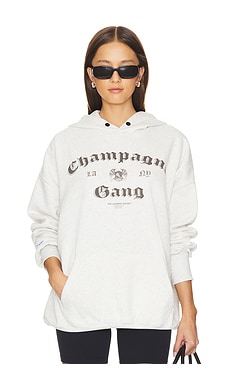 The Laundry Room Champagne Gang Hideout Hoodie in Pebble Heather | REVOLVE