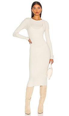 The Line by K Abdiel Dress in Cement | REVOLVE